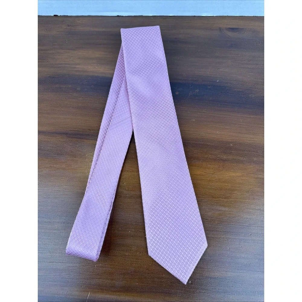 Men's Pink Stafford‎ Tie 100% Silk